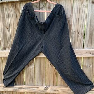 2for6 Charcoal striped dress pants